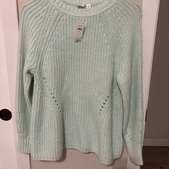 GAP Light Green Crew Neck Sweater - Picture 7 of 7